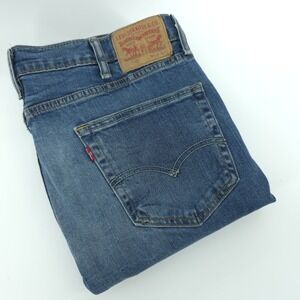 Levi's 502 Blue Jeans Mens‎ 38X32 Measured 38X31 Taper Fit Comfort Stretch Denim